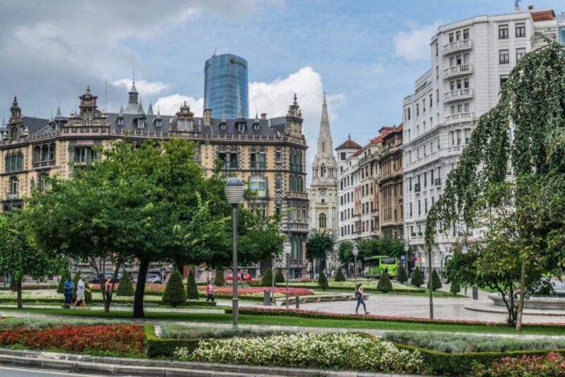 Awesome Bilbao – Private Family Walking Tour - Crossing Udaletxeko Zubia Bridge