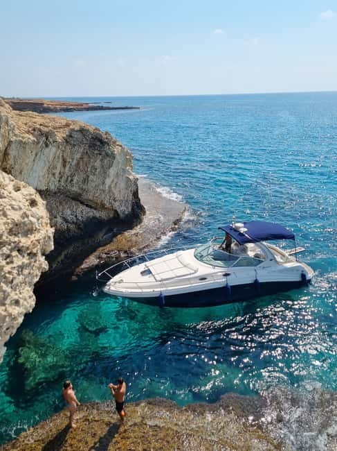 Ayia Napa: Explore Blue Lagoon on board of luxury SeaRay 375 - The Itinerary and Scenic Highlights