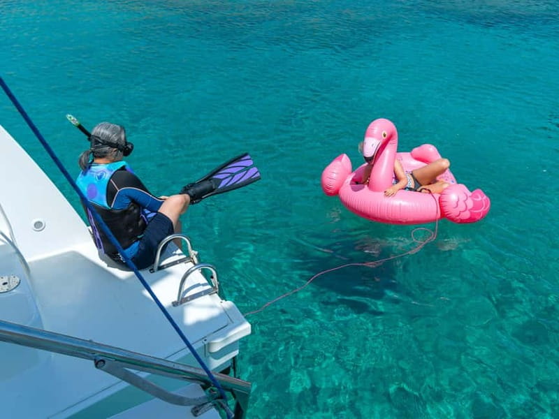Ayia Napa: Sunset Catamaran Cruise with Snacks & Drinks - Return Journey & Drop-offs