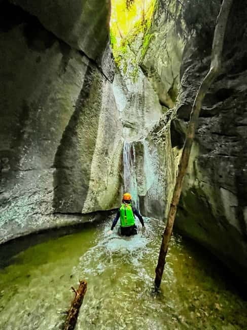 Bad Goisern: Intermediate Canyoning Tour With Epic Rappels - The Itinerary in Detail