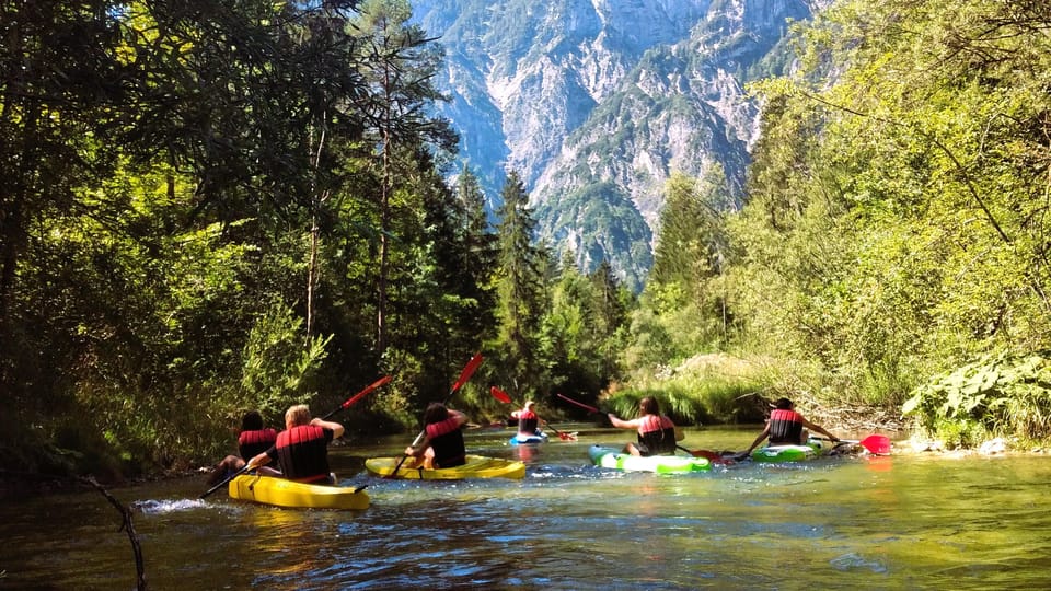Bad Goisern: Kayak adventure on the Traun in the Salzkammergut - An Overview of the Kayak Adventure on the Traun