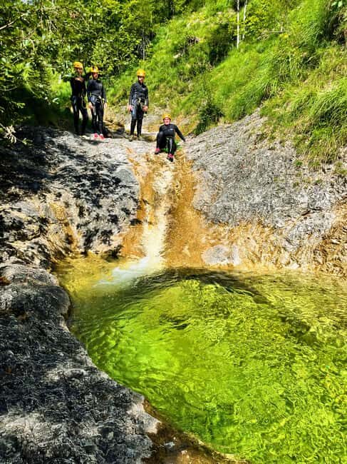 Bad Ischl: Canyoning Adventure for Beginners and Families - Detailed Tour Breakdown: What to Expect at Each Stage