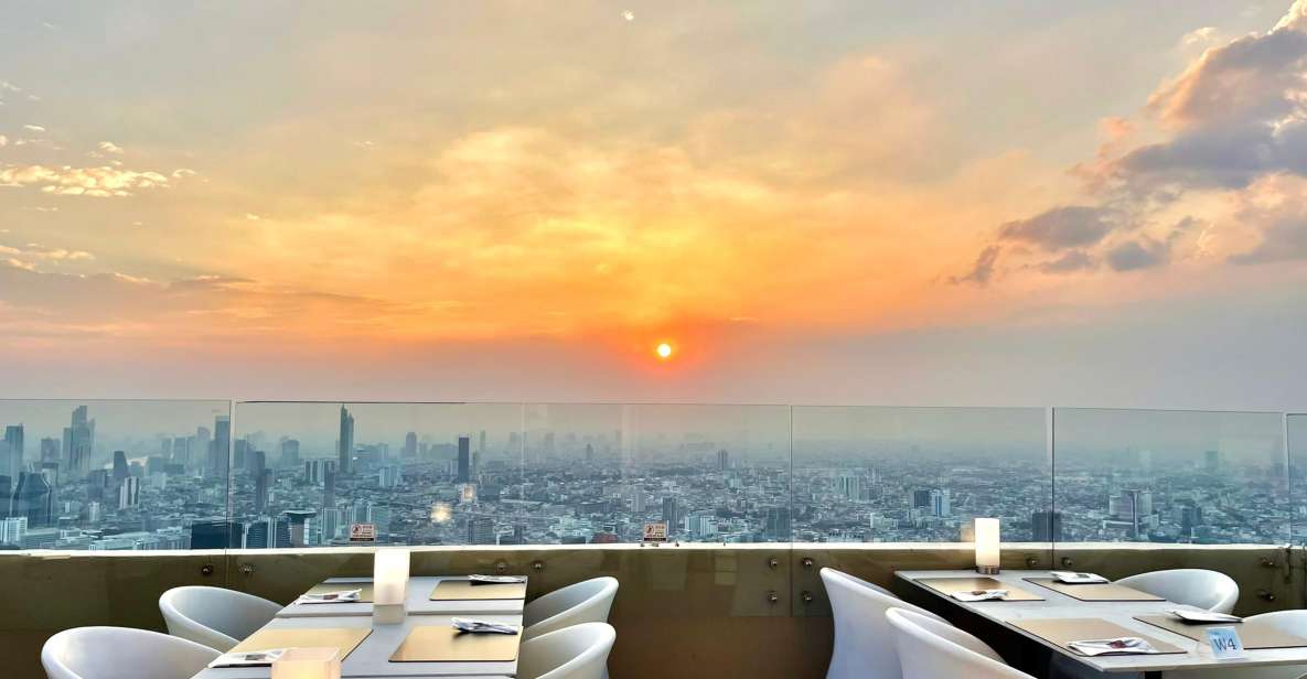 Baiyoke Tower Balcony Buffet & Observation Deck 81st Floor - Inclusions