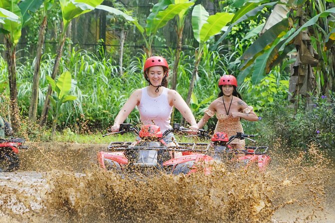 Bali ATV Quad Adventure - Ubud Monkey Forest and Waterfall - Visiting the Tegenungan Waterfall