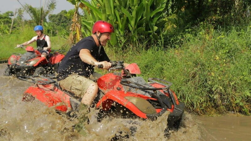 Bali ATV Ride in Ubud through Tunnel, Rice Fields, Puddles - Key Points