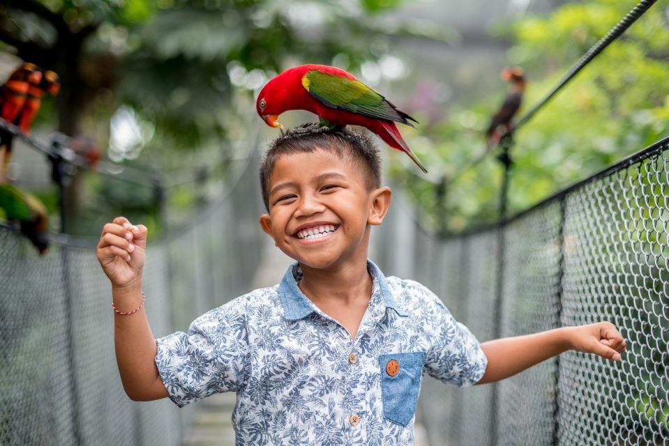 Bali Bird Park 1-Day Admission Ticket - Inclusions and Exclusions