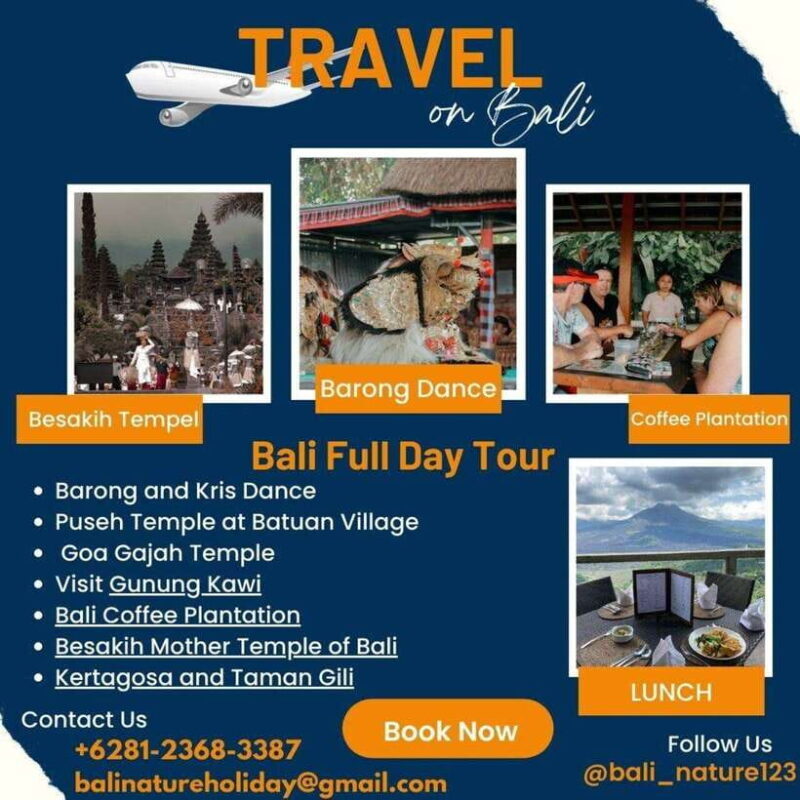 Bali Full Day Tour  Bali Nature Journey - An In-depth Look at the Bali Nature Journey