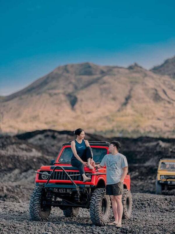 Bali: Hidden Waterfall & Mt Batur Private Sunset Jeep Tour - The Experience at a Glance