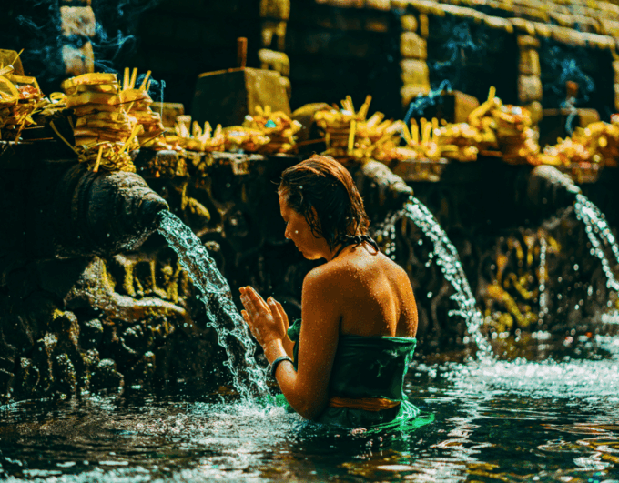 Bali Highlights: Volcanoes, Temples, Waterfall, Rice Terrace - Tukad Cepung Waterfall: Ethereal Light Rays