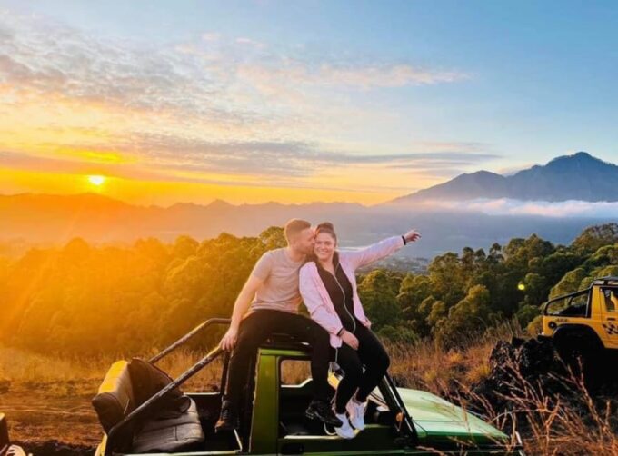 Bali : Mount Batur Sunrise Jeep Tour With Hotspring - Jeep Ride and Viewpoint