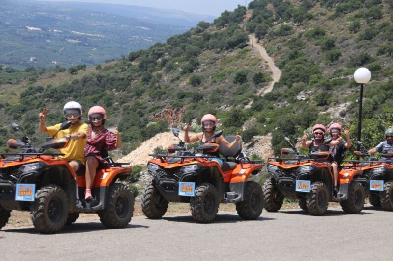 Bali & Panormo Rethymno:Quad Safari & visit Cave 57km 4hours - Key Points