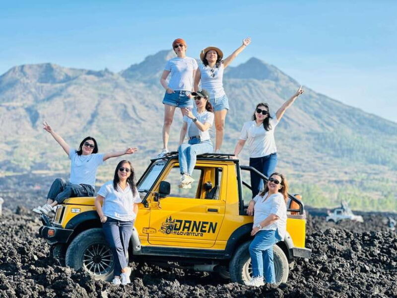 Bali: Private Sunrise Jeep Tour and Black Lava All Include - Key Points