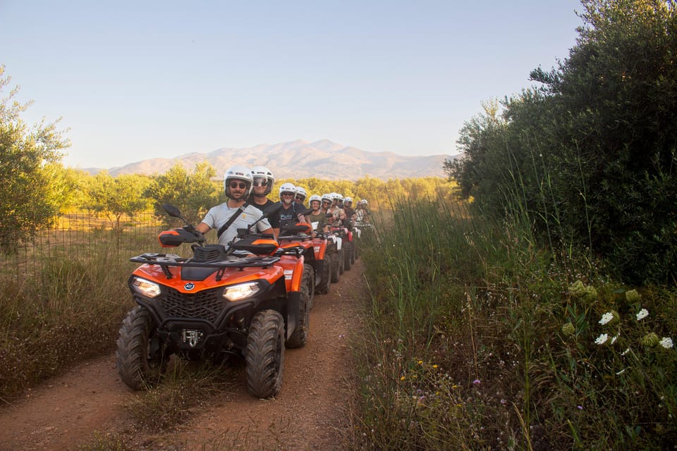 Bali Rethymno Panormo half day quad safari adventure - Key Points