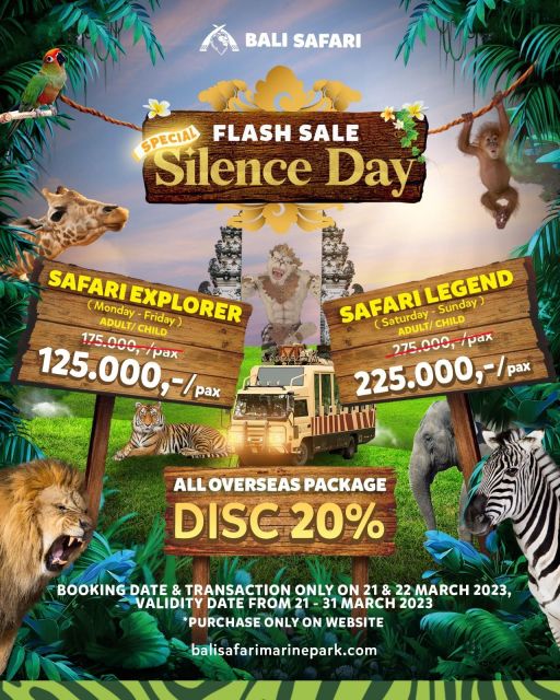 Bali: Return Private for Night Safari Bali Safari Marine - Experience Highlights