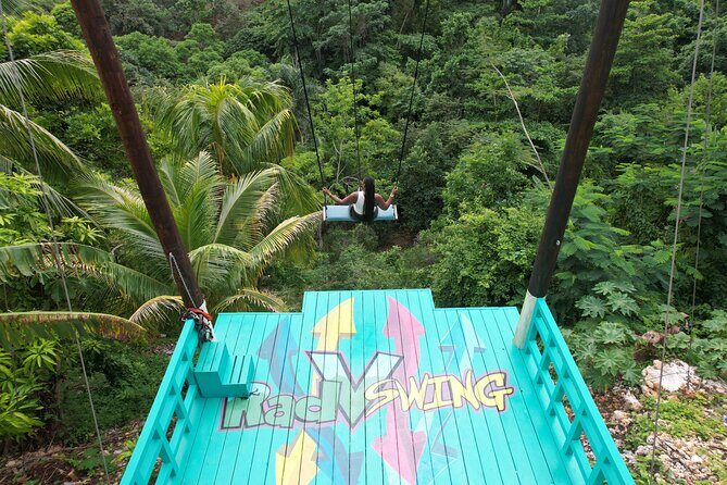 Bali Style swing with Dunn's River Falls & Secret Falls - A Deep Dive into the Adventure