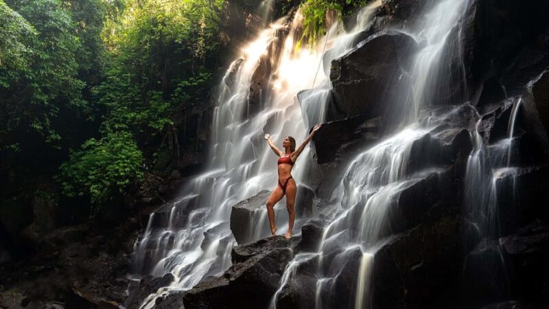 Bali: Tanah Lot, Ubud, and Waterfall Private Day Tour - Kanto Lampo Waterfall