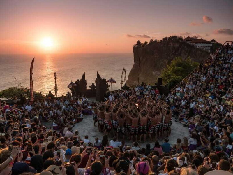 Bali: Water Sports, Cultural Park, and kecak dance Tour - Uluwatu and the Kecak Dance: A Sunset Spectacle
