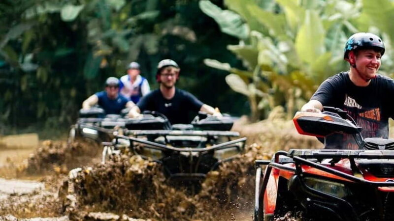 Bali: Waterfall Gorilla Cave ATV & Ubud Rafting Trip & Lunch - Key Points