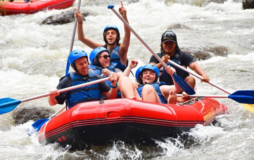 Bali: White Water Rafting Adventure and Ubud Tour - Exclusions and Restrictions