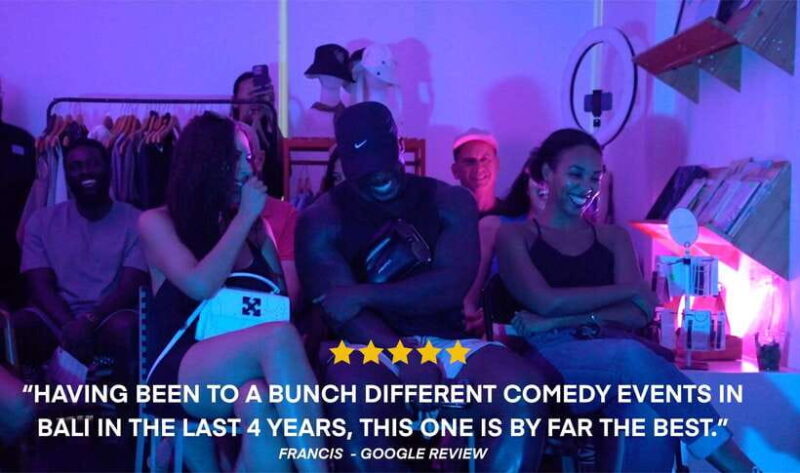 Bali's Secret Comedy Night Entry Ticket - Key Points