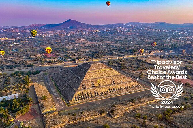Balloon Flight with Teotihuacan & Guadalupe Shrine Full day Tour - Key Points