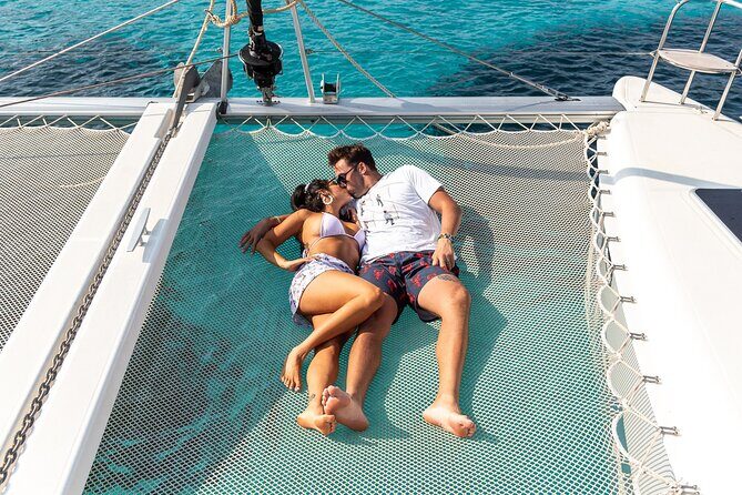 Balos & Gramvousa Luxury Catamaran Sailing Cruise from Kissamos - Onboard Amenities and Water Activities