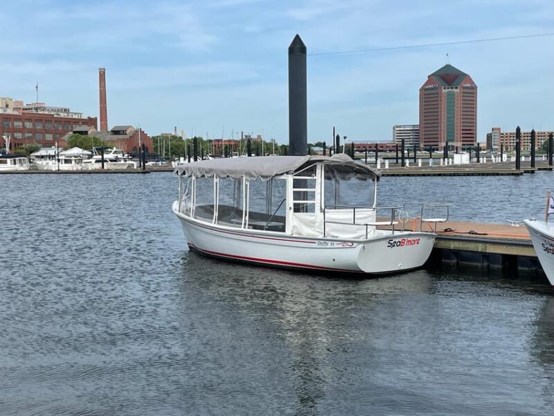 Baltimore; Duffy Sun Cruiser Electric Boat - Evening Rental - Duration of the Experience