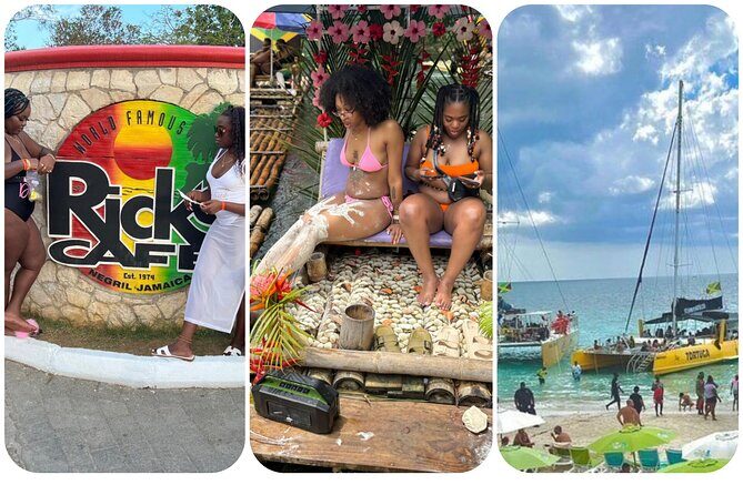 Bamboo Rafting, Catamaran Party Cruise and Ricks Cafe - Key Points