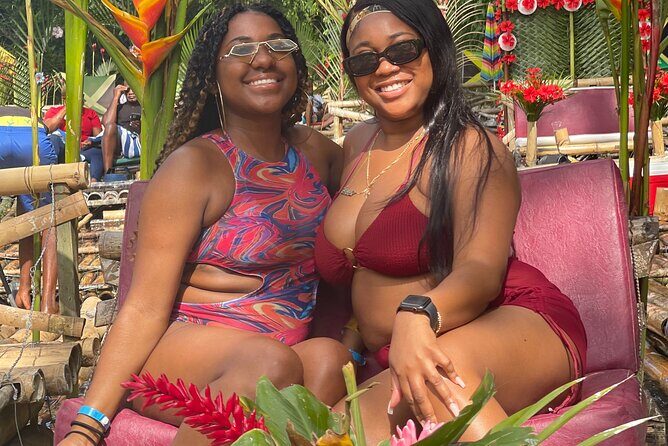 Bamboo Rafting with Limestone Foot massage then Margaritaville. - Key Points