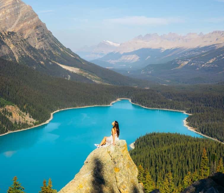 Banff/Calgary/Canmore: Crowfoot Glacier and 5 Lakes Tour - Key Points