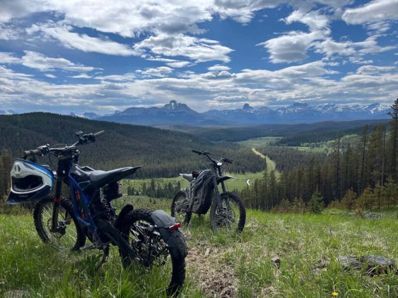 Banff, Canmore & Calgary: Surron Dirt Bike Adventures - An In-Depth Look at the Electric Dirt Bike Tour