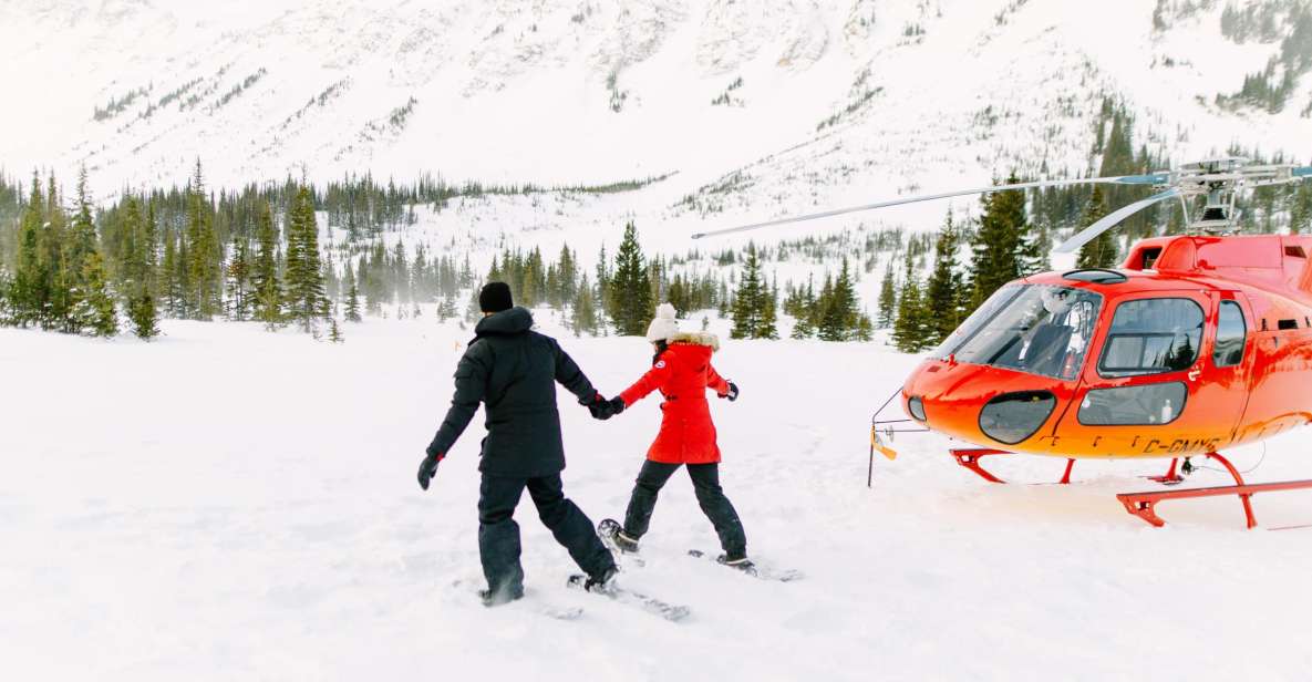Banff/Jasper: Canadian Rockies Helicopter & Snowshoe Tour - Highlights of the Experience