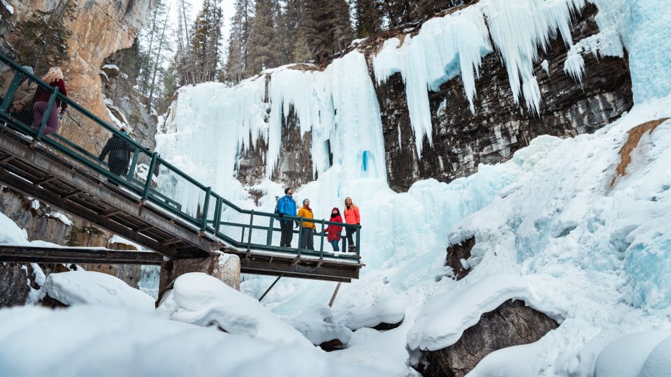 Banff: Morning or Afternoon Johnston Canyon Icewalk - Fitness Level and Age Restrictions