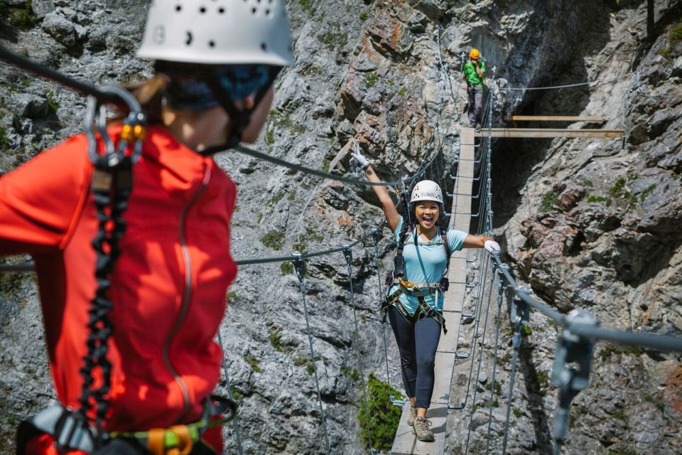 Banff: Mount Norquay 2.5 or 4-Hour Guided Via Ferrata Climb - Route Options