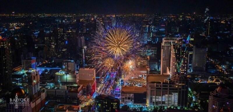Bangkok: Baiyoke Sky Hotel Observatory Entry Ticket & Drink - Panoramic Views