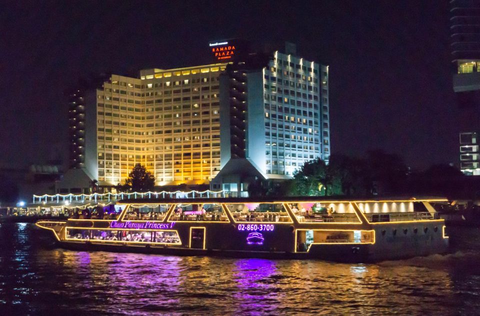 Bangkok: Chao Phraya Princess Dinner Cruise Ticket - Itinerary and Departure Locations