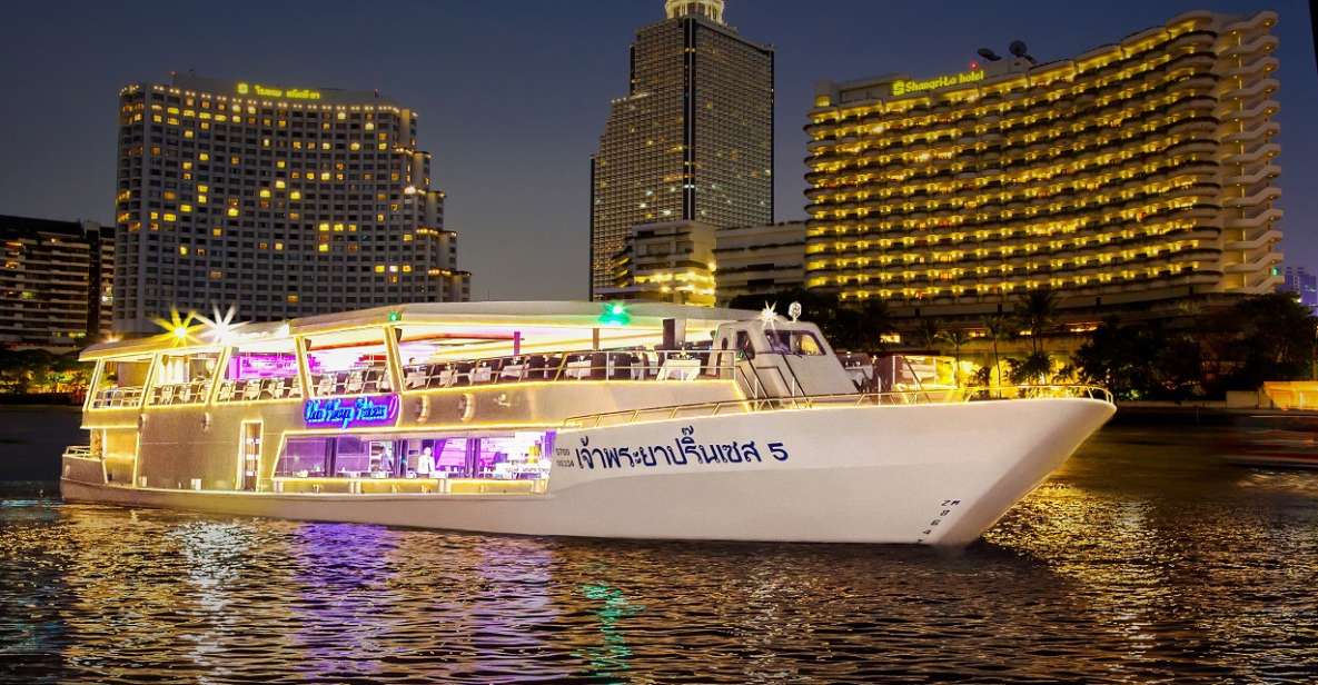Bangkok: Chao Phraya Princess Dinner Cruise Ticket - Scenic Highlights and River Views