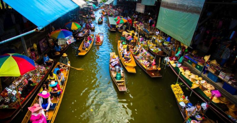 Bangkok: Damnoen Saduak and Train Market With Boat Ride - Cultural Experience