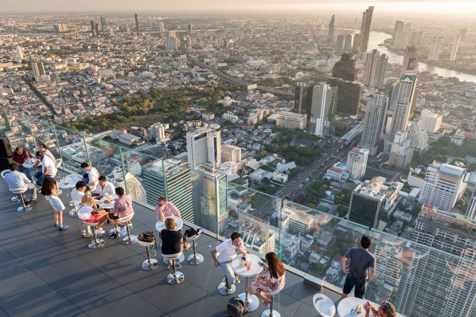 Bangkok: Damnoen Saduak, Train Market & Mahanakhon Day Trip - Return to Mahanakhon