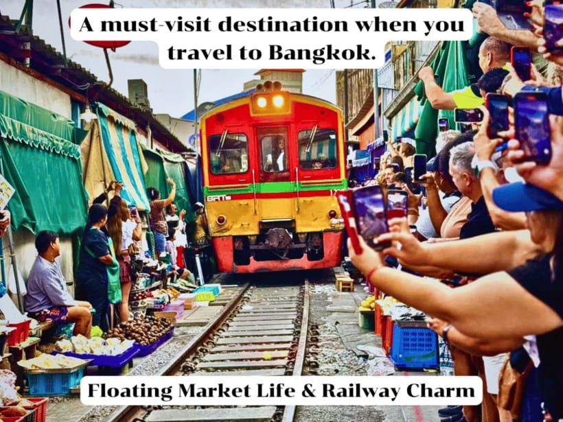 Bangkok : Floating Market & Railway Market Tour. - Maeklong Railway Market