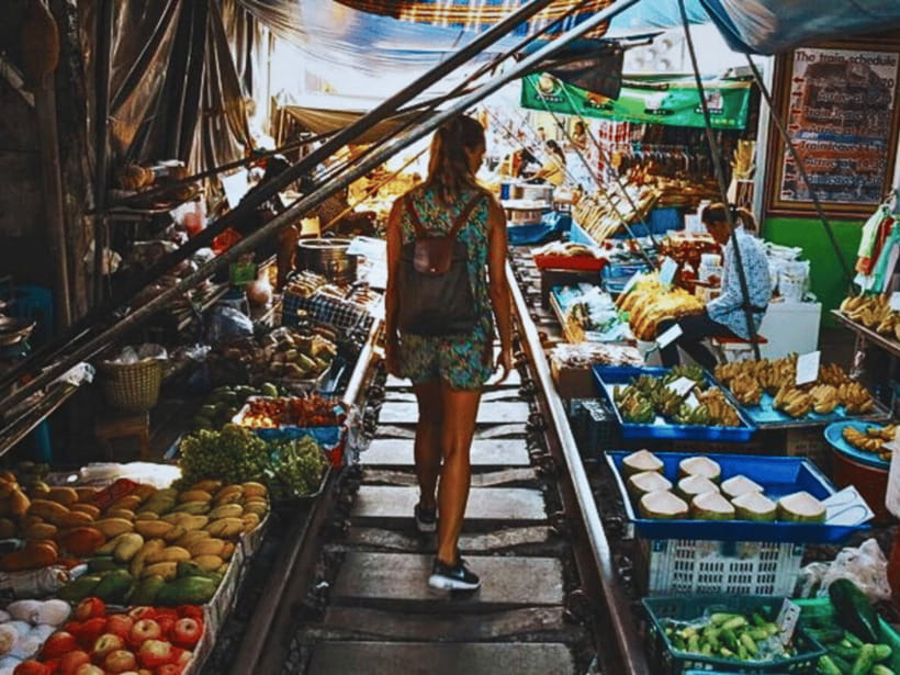 Bangkok: Floating Wonders & Railway Magic. - Maeklong Railway Market