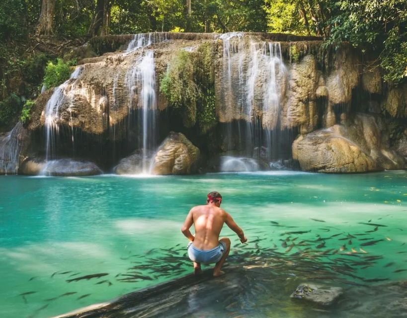 Bangkok Mystical Waterfall & River Kwai Tour - Erawan Waterfall Exploration