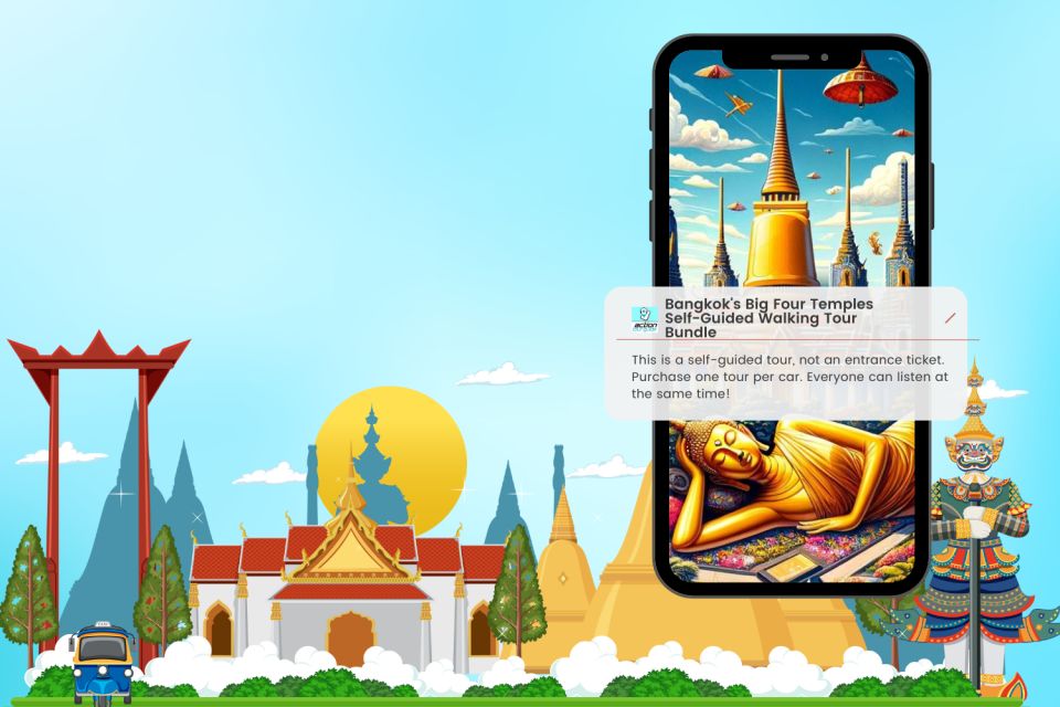 Bangkok: Self-Guided Walking Audio Tour of Top 4 Temples - Key Sights at the Grand Palace