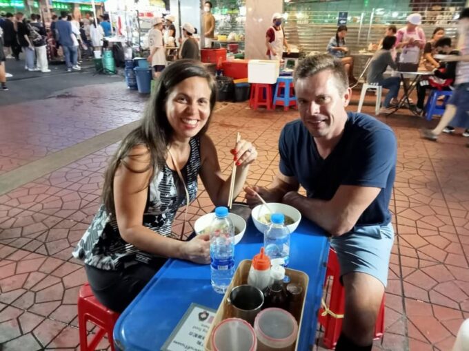 Bangkok Tuk-Tuk by Night With Chinatown Street Food Meal - Visiting Pak Khlong Talat Flower Market