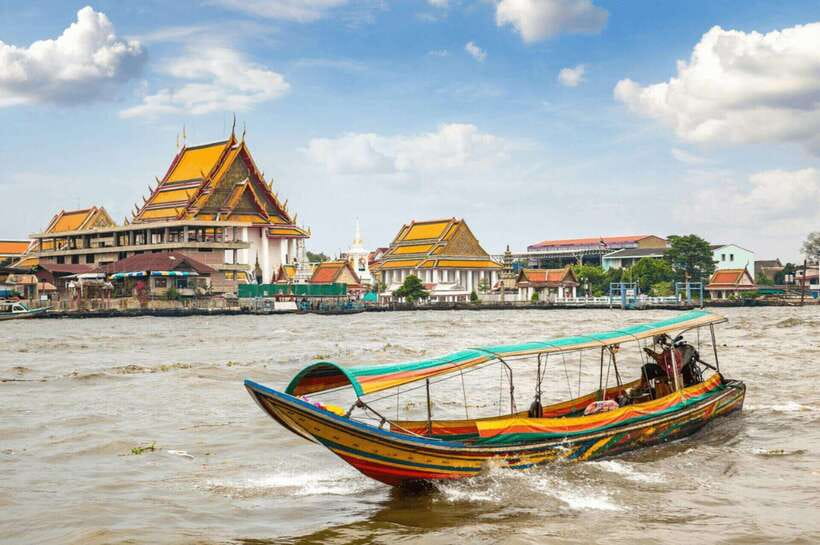 Bangkok: Tuk-Tuk Ride, Wat Arun, and Flower Market Tour - The Boat Ride to Wat Arun