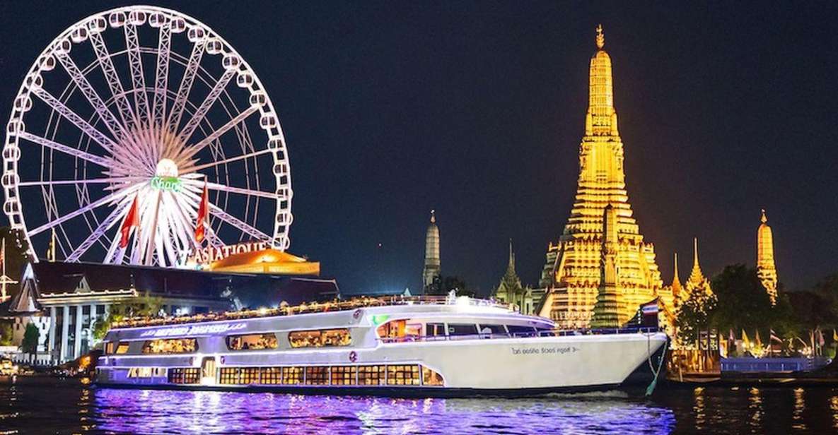 Bangkok: White Orchid Chao Phraya Dinner Cruise Free Beer - Cruise Inclusions