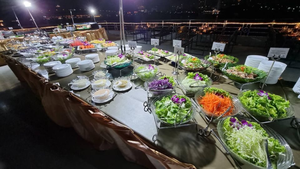 Bangkok: White Orchid Chao Phraya Dinner Cruise - Illuminated River Views