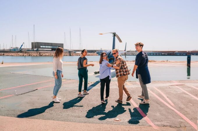 Barcelona 360: Flying, Sailing & Walking Guided Small Group - The Gothic Quarter and Barcelona Cathedral