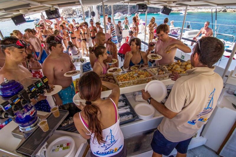 Barcelona: Catamaran Party Cruise With BBQ Meal - Meeting Point and What to Bring