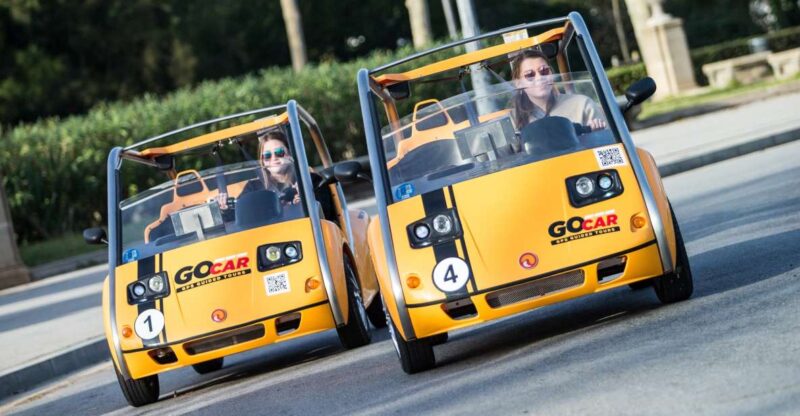 Barcelona: City Center and Olympic Park GoCar Experience - Key Points